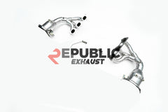 Porsche 911 992.1 GT3 2020 2021 2022 2023 2024 (4.0L) with Aftermarket Parts - Straight Pipe Headers Stainless Steel from Republic Exhaust
