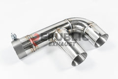 Porsche 991.2 Carrera Base/S/T/Targa/4/4S/GTS 2017 2018 2019 (3.0T) with Aftermarket Parts - Axle-back Exhaust Quad Exit Tips Titanium / Stainless Steel from Republic Exhaust