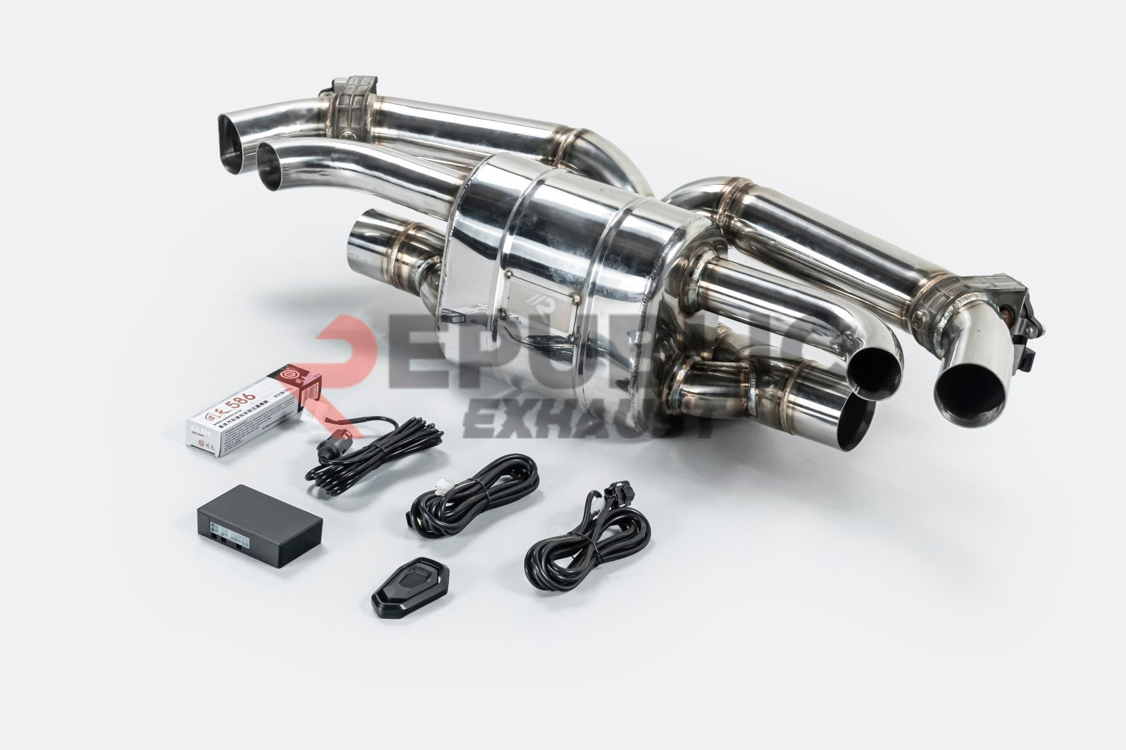 Porsche 911 992.1 Carerra Base/S/T/4/4S/Targa 4/Targa 4S/GTS 2020 2021 2022 2023 2024 & 992.2 Carerra Base/S/T/4/4S/Targa 4/Targa 4S 2025-ON (3.0T) with Aftermarket Parts - Axle-back Exhaust with Valve Titanium / Stainless Steel from Republic Exhaust