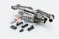 Porsche 911 992.1 Carerra Base/S/T/4/4S/Targa 4/Targa 4S/GTS 2020 2021 2022 2023 2024 & 992.2 Carerra Base/S/T/4/4S/Targa 4/Targa 4S 2025-ON (3.0T) with Aftermarket Parts - Axle-back Exhaust with Valve Titanium / Stainless Steel from Republic Exhaust