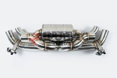 Porsche 911 992.1 Carerra Base/S/T/4/4S/Targa 4/Targa 4S/GTS 2020 2021 2022 2023 2024 & 992.2 Carerra Base/S/T/4/4S/Targa 4/Targa 4S 2025-ON (3.0T) with Aftermarket Parts - Axle-back Exhaust with Valve Titanium / Stainless Steel from Republic Exhaust