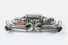 Porsche 911 992.1 Carerra Base/S/T/4/4S/Targa 4/Targa 4S/GTS 2020 2021 2022 2023 2024 & 992.2 Carerra Base/S/T/4/4S/Targa 4/Targa 4S 2025-ON (3.0T) with Aftermarket Parts - Axle-back Exhaust with Valve Titanium / Stainless Steel from Republic Exhaust