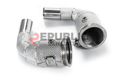 Republic Exhaust 100 & 200 & 300 CELL & Test Pipe/No Cat Downpipe for Porsche 992.1 Carerra Base/S/T/4/4S/Targa 4/Targa 4S/GTS 2020-ON Stainless Steel