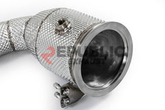 Republic Exhaust 100 & 200 & 300 CELL & Test Pipe/No Cat Downpipe for Porsche 992.1 Carerra Base/S/T/4/4S/Targa 4/Targa 4S/GTS 2020-ON Stainless Steel