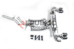 Porsche Cayenne 9Y0 9Y3 2018-ON (3.0T) with Aftermarket Parts - Catback Exhaust V2 with Valve Titanium / Stainless Steel from Republic Exhaust