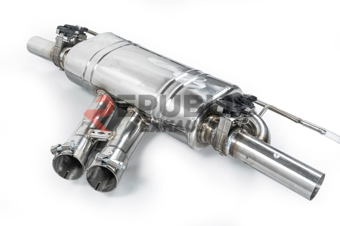 Porsche Cayenne 9Y0 9Y3 2018-ON (3.0T) with Aftermarket Parts - Catback Exhaust V2 with Valve Titanium / Stainless Steel from Republic Exhaust
