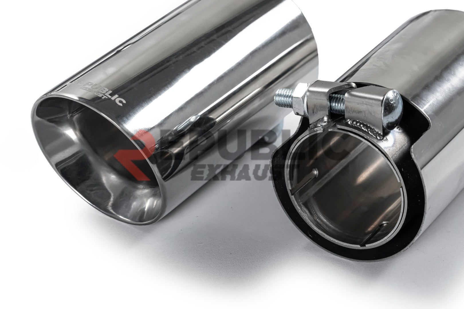 Porsche Cayman/Boxster 987.2 2009 2010 2011 2012 with Aftermarket Parts - Axle-back Exhaust Center Exit Titanium / Stainless Steel from Republic Exhaust