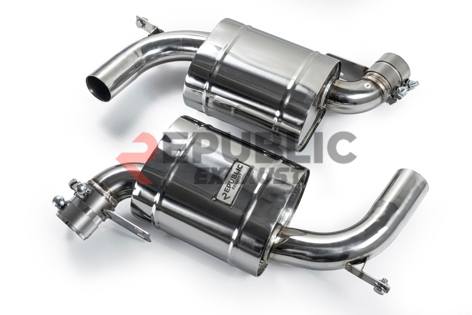 Porsche Cayman/Boxster 987.2 2009 2010 2011 2012 with Aftermarket Parts - Axle-back Exhaust Center Exit Titanium / Stainless Steel from Republic Exhaust