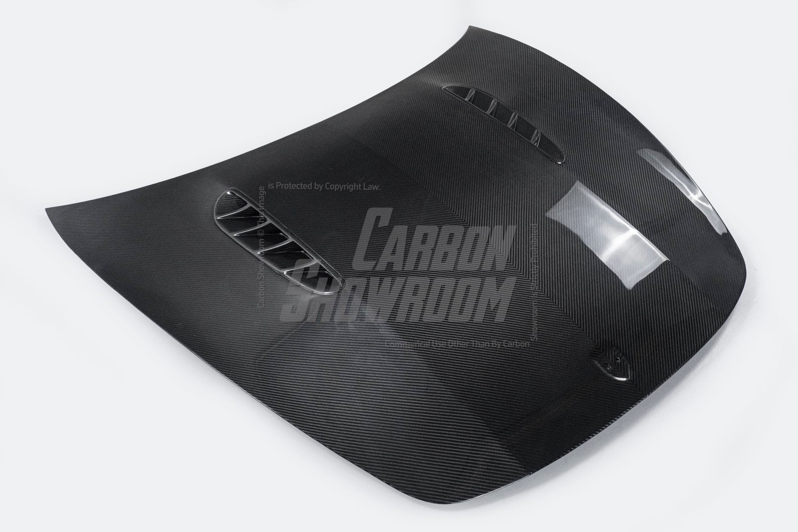 Porsche Panamera & 4 & 4S & GTS & Turbo & Turbo S 971 2017 2018 2019 2020 with Aftermarket Parts - Hood Bonnet Double-sided Pre-preg Carbon Fiber from TAKD Carbon