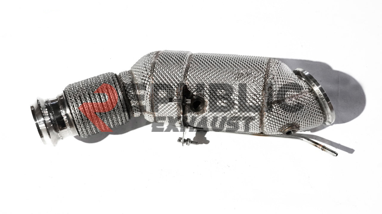Toyota Supra MK5 A90 2020-ON (2.0T) with Aftermarket Parts - 100 & 200 & 300 CELL & Test Pipe/No Cat Downpipe Stainless Steel from Republic Exhaust
