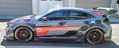 Robot Craftsman Widebody Wheel Arches Fender Flares for Honda Civic 10th Gen FC1/2/5/6 FK7 Carbon Fiber/FRP