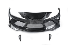 Toyota Supra MK5 A90 A91 3.0 2.0 2020 2021 2022 2023 2024 with Aftermarket Parts - "Alerion" Narrow Body Front Bumper & Lip Carbon Fiber / FRP from Robot Craftsman
