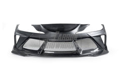 Toyota Supra MK5 A90 A91 3.0 2.0 2020 2021 2022 2023 2024 with Aftermarket Parts - "Alerion" Narrow Body Front Bumper & Lip Carbon Fiber / FRP from Robot Craftsman