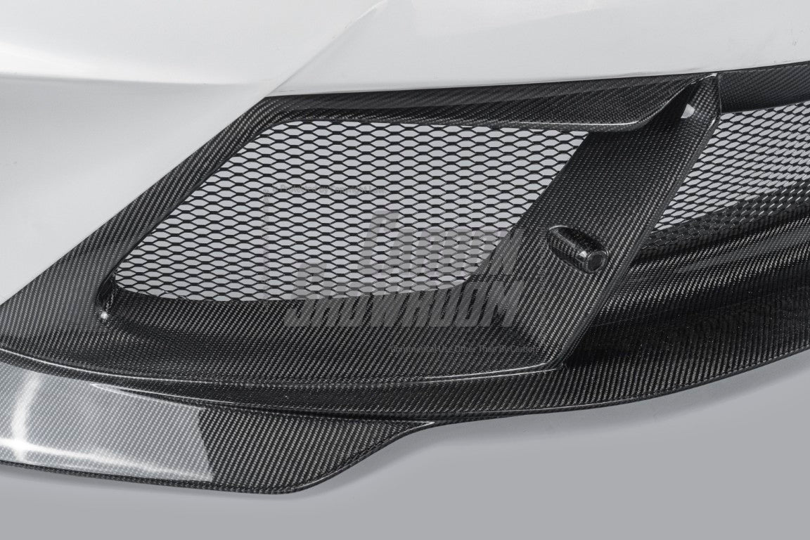 Toyota Supra MK5 A90 A91 3.0 2.0 2020 2021 2022 2023 2024 with Aftermarket Parts - Alerion Widebody Front Bumper & Lip Carbon Fiber / FRP from Robot Craftsman