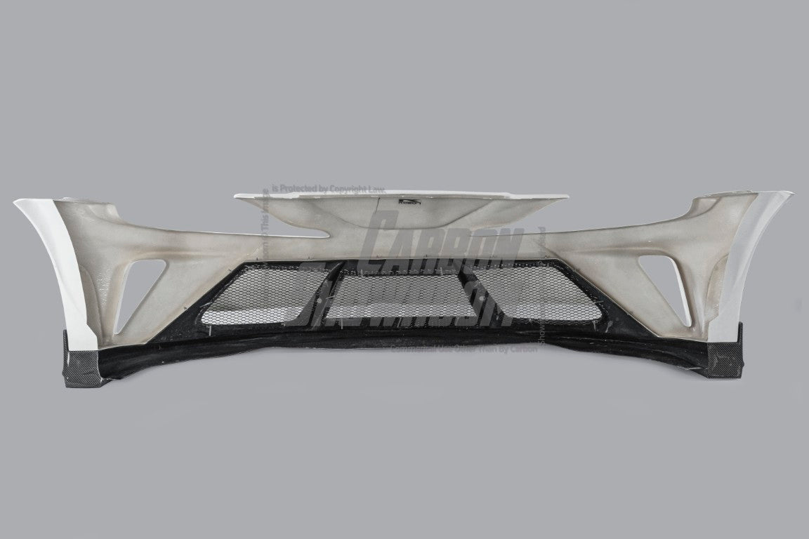 Toyota Supra MK5 A90 A91 3.0 2.0 2020 2021 2022 2023 2024 with Aftermarket Parts - Alerion Widebody Front Bumper & Lip Carbon Fiber / FRP from Robot Craftsman