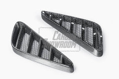 Toyota Supra MK5 A90 A91 3.0 2.0 2020-ON with Aftermarket Parts - "Alerion" Narrow Body Front Bumper & Lip Carbon Fiber / FRP from Robot Craftsman
