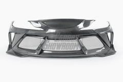 Toyota Supra MK5 A90 A91 3.0 2.0 2020-ON with Aftermarket Parts - "Alerion" Narrow Body Front Bumper & Lip Carbon Fiber / FRP from Robot Craftsman
