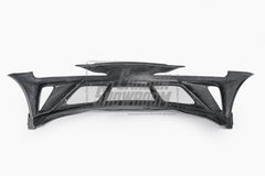 Toyota Supra MK5 A90 A91 3.0 2.0 2020-ON with Aftermarket Parts - "Alerion" Narrow Body Front Bumper & Lip Carbon Fiber / FRP from Robot Craftsman
