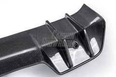 Ford Mustang Ecoboost V6 GT March1 Bullitt S550.1 S550.2 2015-2023 (note: dual exhaust tips) with Aftermarket Parts - CAVALIER Rear Diffuser Carbon Fiber/FRP from Robot Craftsman