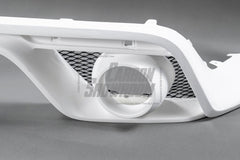 Ford Mustang Ecoboost V6 GT March1 Bullitt S550.1 S550.2 2015-2023 (note: dual exhaust tips) with Aftermarket Parts - CAVALIER Rear Diffuser Carbon Fiber/FRP from Robot Craftsman