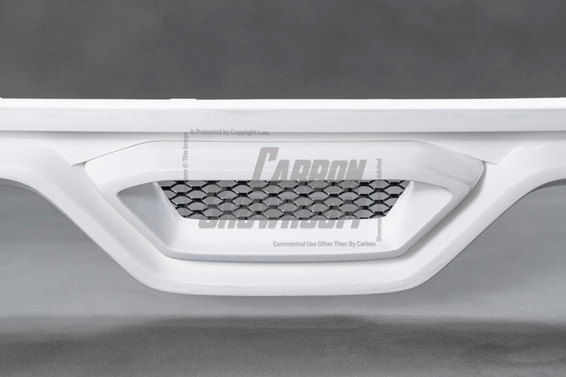 Ford Mustang Ecoboost V6 GT March1 Bullitt S550.1 S550.2 2015-2023 (note: dual exhaust tips) with Aftermarket Parts - CAVALIER Rear Diffuser Carbon Fiber/FRP from Robot Craftsman