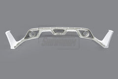 Ford Mustang Ecoboost V6 GT March1 Bullitt S550.1 S550.2 2015-2023 (note: dual exhaust tips) with Aftermarket Parts - CAVALIER Rear Diffuser Carbon Fiber/FRP from Robot Craftsman