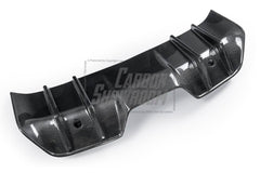 Ford Mustang Ecoboost V6 GT March1 Bullitt S550.1 S550.2 2015-2023 (note: dual exhaust tips) with Aftermarket Parts - CAVALIER Rear Diffuser Carbon Fiber/FRP from Robot Craftsman