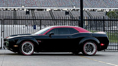 Dodge Challenger Demon Redeye Hellcat T/A Scat Pack 392 SRT R/T SXT SE 2008 2009 2010 2011 2012 2013 2014 2015 2016 2017 2018 2019 2020 2021 2022 2023 with Aftermarket Parts - "CHOPPER" Front Bumper Carbon Fiber / FRP from Robot Craftsman