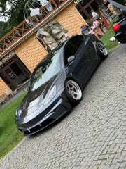 Tesla Model 3 Performance Long Range Standard Base 2017 2018 2019 2020 2021 2022 2023 with Aftermarket Parts - "Crypton" Hood Bonnet Carbon Fiber / FRP from Robot Craftsman