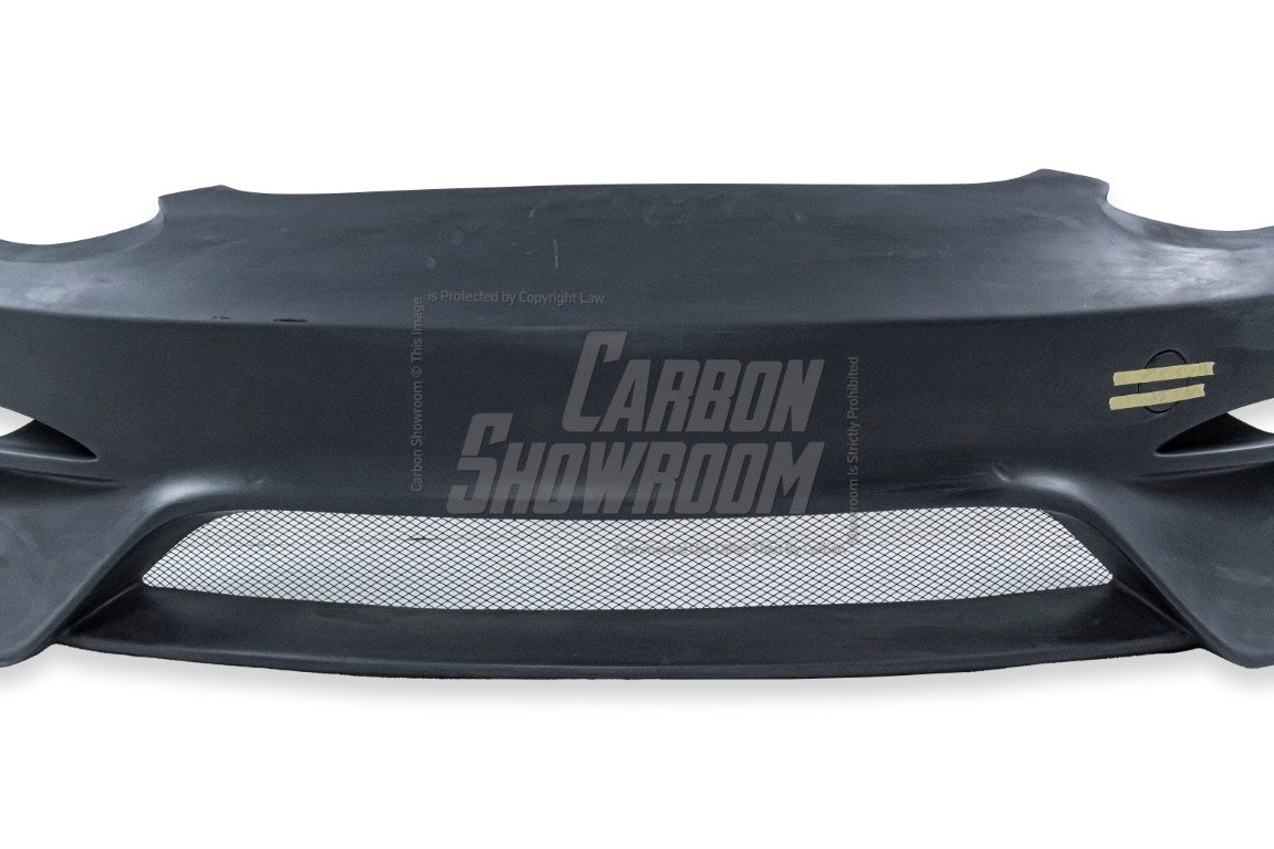 Tesla Model 3 Performance Long Range Standard Base 2017 2018 2019 2020 2021 2022 2023 with Aftermarket Parts - Crypton Front Bumper & Lip Carbon Fiber / FRP from Robot Craftsman