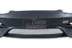 Tesla Model 3 Performance Long Range Standard Base 2017 2018 2019 2020 2021 2022 2023 with Aftermarket Parts - Crypton Front Bumper & Lip Carbon Fiber / FRP from Robot Craftsman