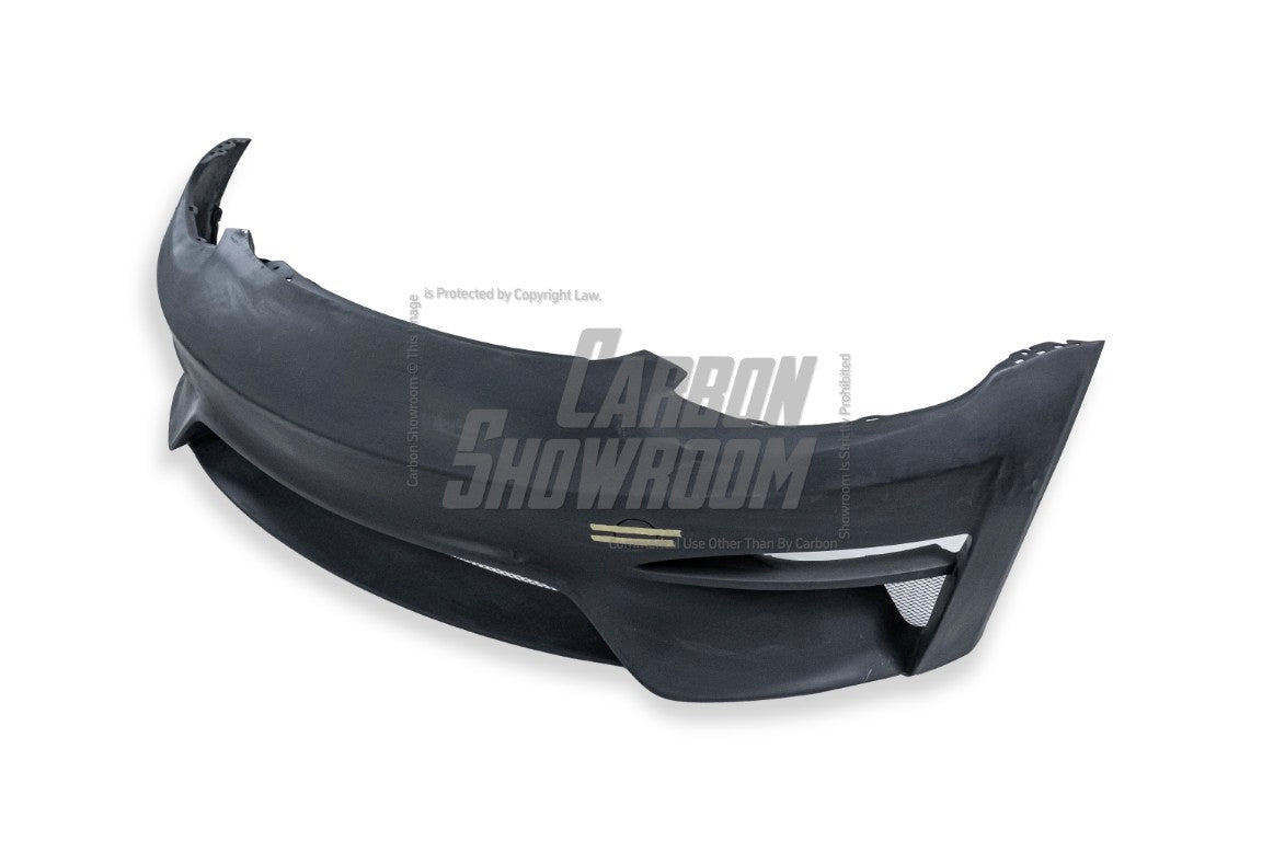 Tesla Model 3 Performance Long Range Standard Base 2017 2018 2019 2020 2021 2022 2023 with Aftermarket Parts - Crypton Front Bumper & Lip Carbon Fiber / FRP from Robot Craftsman