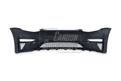 Tesla Model 3 Performance Long Range Standard Base 2017 2018 2019 2020 2021 2022 2023 with Aftermarket Parts - Crypton Front Bumper & Lip Carbon Fiber / FRP from Robot Craftsman