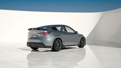 Tesla Model Y Performance AWD Long Range RWD Standard 2020 2021 2023 2024 with Aftermarket Parts - "CRYPTON" Rear Diffuser Carbon Fiber / FRP from Robot Craftsman