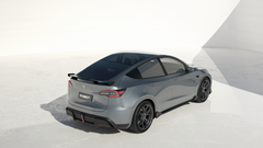 Tesla Model Y Performance AWD Long Range RWD Standard 2020 2021 2023 2024 with Aftermarket Parts - "STARSHIP" Rear Spoiler Wing Carbon Fiber / FRP from Robot Craftsman