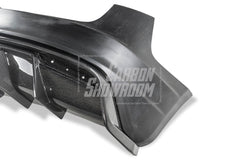 Tesla Model 3 Performance Long Range Standard Base 2017 2018 2019 2020 2021 2022 2023 with Aftermarket Parts - Crypton Rear Bumper & Diffuser Carbon Fiber / FRP from Robot Craftsman