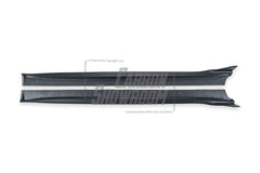 Tesla Model 3 Performance Long Range Standard Base 2017-2023 with Aftermarket Parts - Crypton Side Skirts Carbon Fiber / FRP from Robot Craftsman
