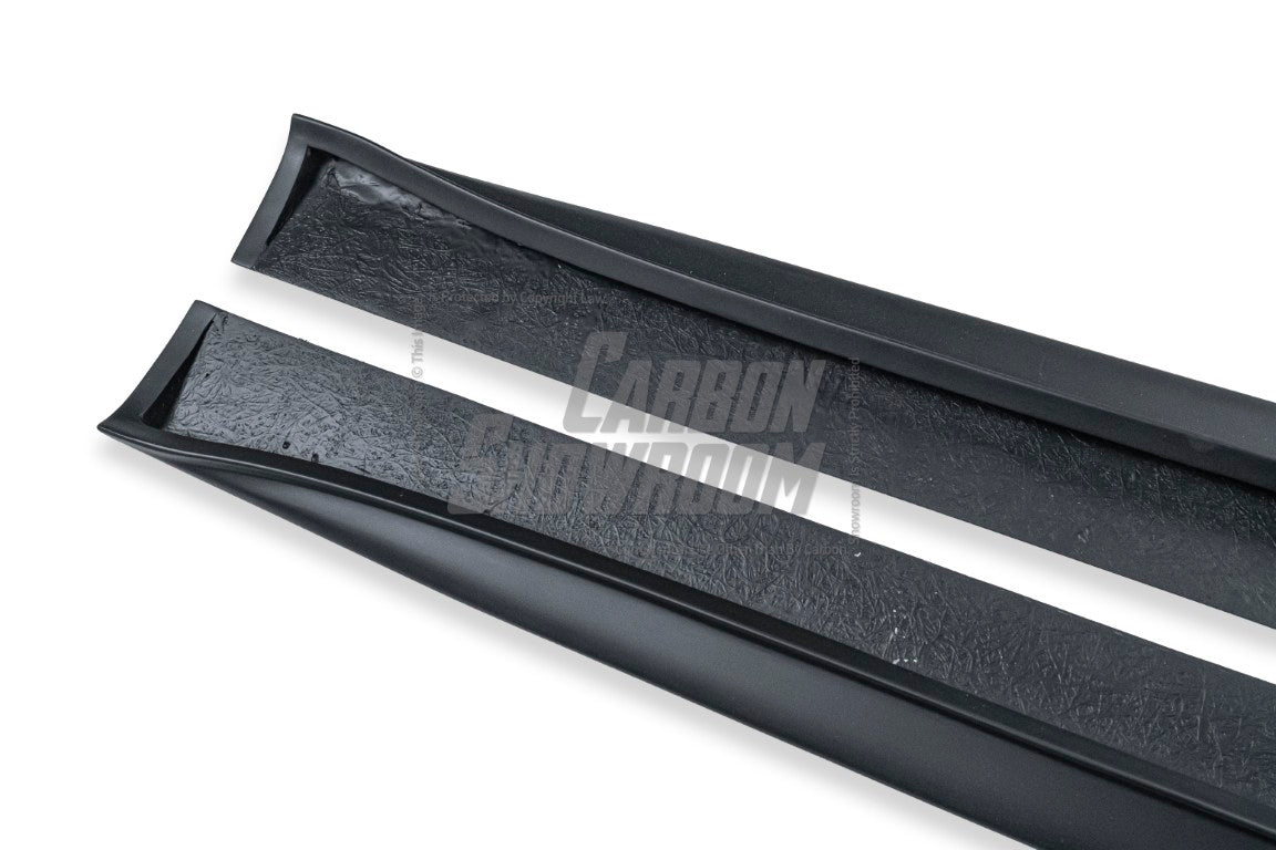 Tesla Model 3 Performance Long Range Standard Base 2017-2023 with Aftermarket Parts - Crypton Side Skirts Carbon Fiber / FRP from Robot Craftsman