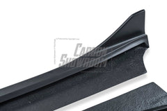 Tesla Model 3 Performance Long Range Standard Base 2017-2023 with Aftermarket Parts - Crypton Side Skirts Carbon Fiber / FRP from Robot Craftsman