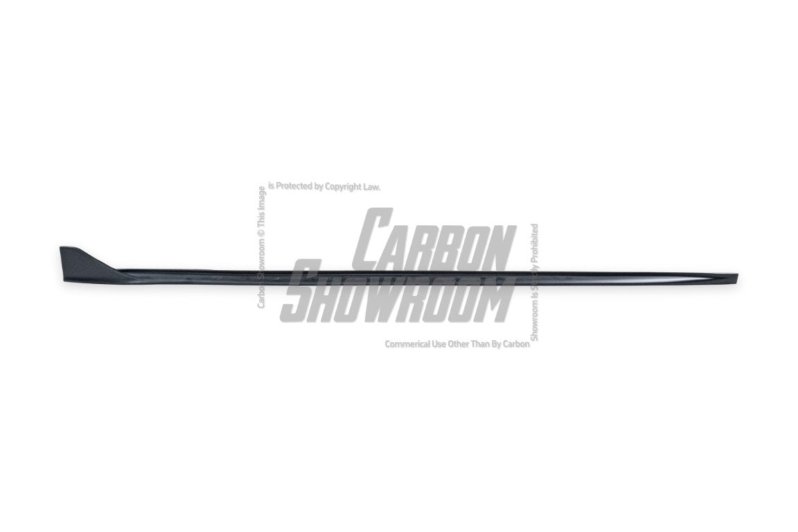 Tesla Model 3 Performance Long Range Standard Base 2017-2023 with Aftermarket Parts - Crypton Side Skirts Carbon Fiber / FRP from Robot Craftsman