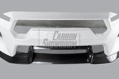 Ford Mustang S650 2.3 Ecoboost 5.0 GT Dark Horse 2024-ON with Aftermarket Parts - DARKSTAR Front Bumper & Lip Carbon Fiber / FRP from Robot Craftsman