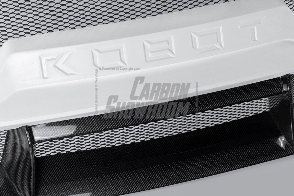 Ford Mustang S650 2.3 Ecoboost 5.0 GT Dark Horse 2024-ON with Aftermarket Parts - DARKSTAR Front Bumper & Lip Carbon Fiber / FRP from Robot Craftsman