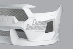 Ford Mustang S650 2.3 Ecoboost 5.0 GT Dark Horse 2024-ON with Aftermarket Parts - DARKSTAR Front Bumper & Lip Carbon Fiber / FRP from Robot Craftsman