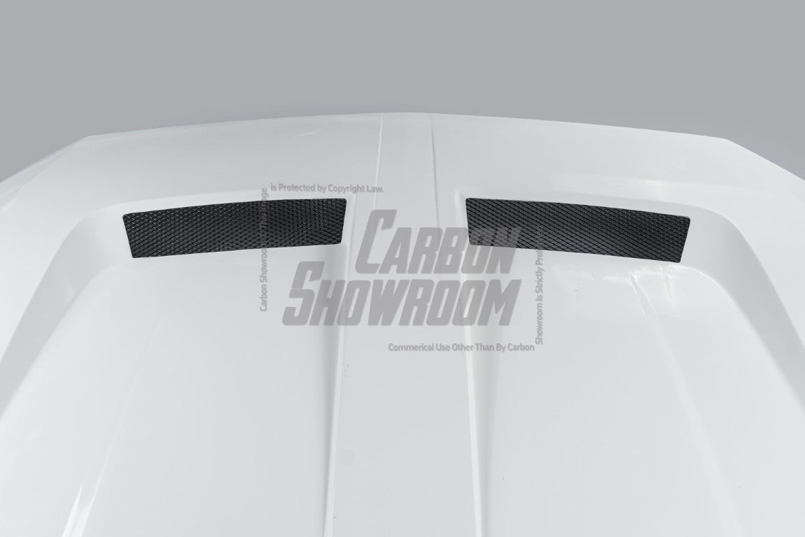 Ford Mustang S650 2.3 Ecoboost 5.0 GT Dark Horse 2024-ON with Aftermarket Parts - DARKSTAR Hood Carbon Fiber / FRP from Robot Craftsman