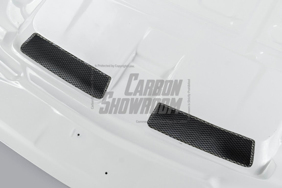 Ford Mustang S650 2.3 Ecoboost 5.0 GT Dark Horse 2024-ON with Aftermarket Parts - DARKSTAR Hood Carbon Fiber / FRP from Robot Craftsman