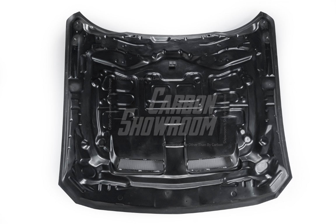Ford Mustang S650 2.3 Ecoboost 5.0 GT Dark Horse 2024-ON with Aftermarket Parts - DARKSTAR Hood Carbon Fiber / FRP from Robot Craftsman