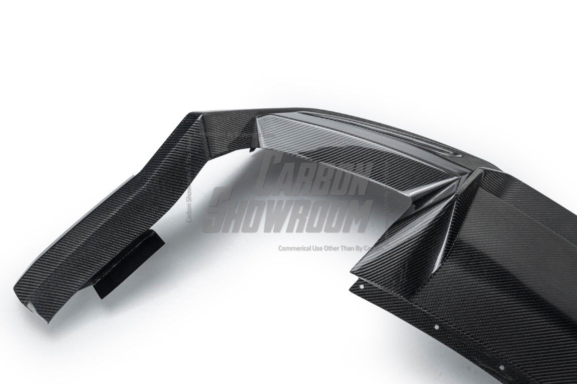 Ford Mustang S650 2024-ON with Aftermarket Parts - DARKSTAR Rear Diffuser Carbon Fiber from Robot Craftsman