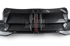 Ford Mustang S650 2024-ON with Aftermarket Parts - DARKSTAR Rear Diffuser Carbon Fiber from Robot Craftsman