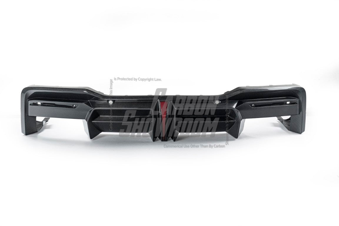 Ford Mustang S650 2024-ON with Aftermarket Parts - DARKSTAR Rear Diffuser Carbon Fiber from Robot Craftsman