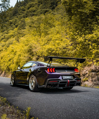 Ford Mustang S650 2024-ON with Aftermarket Parts - DARKSTAR Rear Diffuser Carbon Fiber from Robot Craftsman